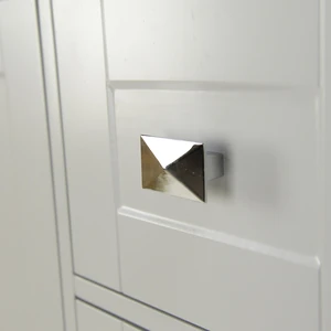Image 4 of 30" European Style Grey Vanity with White Countertop sold at Floors & Baths Pro's