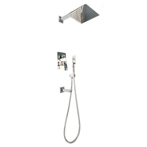  Chrome Square Rain Shower System 