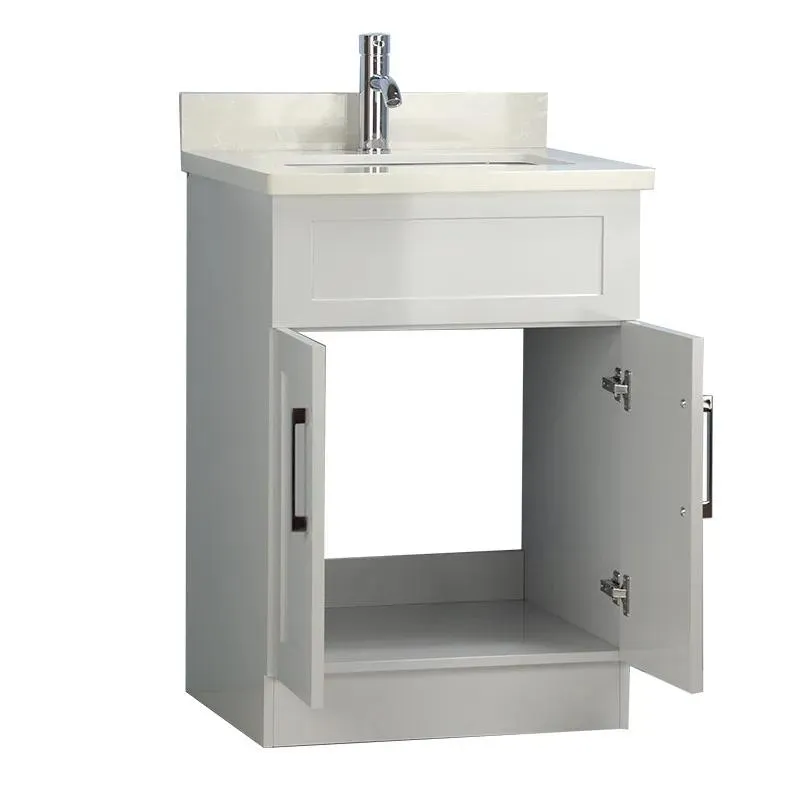 24" Grey Bathroom Vanity with/without Stone Top