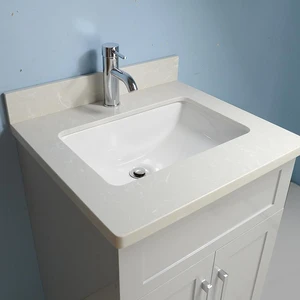 Image 3 of 24" Grey Bathroom Vanity with/without Stone Top sold at Floors & Baths Pro's