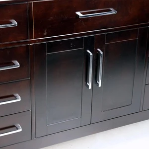 Image 3 of 48" Solid Wood Espresso Vanity with Stone Top sold at Floors & Baths Pro's