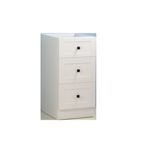  3" 16" White Vanity (3 drawers) 