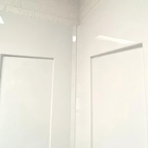 Image 3 of Vedeau Reflecta 32" x 76" White Corner Wall Shower Panels sold at Floors & Baths Pro's