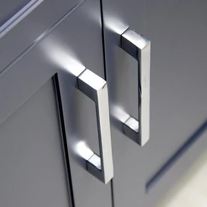 Image 5 of 36" Shaker Style Dark Blue Vanity with Stone Top (2 drawers) sold at Floors & Baths Pro's