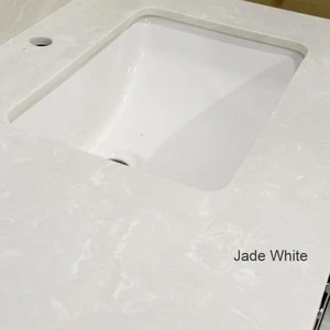 Image 5 of 42" Classic Style Solid Wood Grey Vanity with Stone Top sold at Floors & Baths Pro's