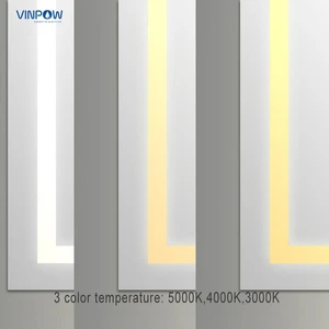RGB Colorful Anti-fog LED Dimmable Front-light Bathroom Mirror (24" - 60") | Floors & Baths Pro's