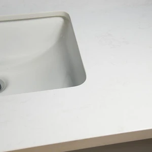 Image 5 of 42" Shaker Style Grey Vanity with Stone Top (2 drawers) sold at Floors & Baths Pro's