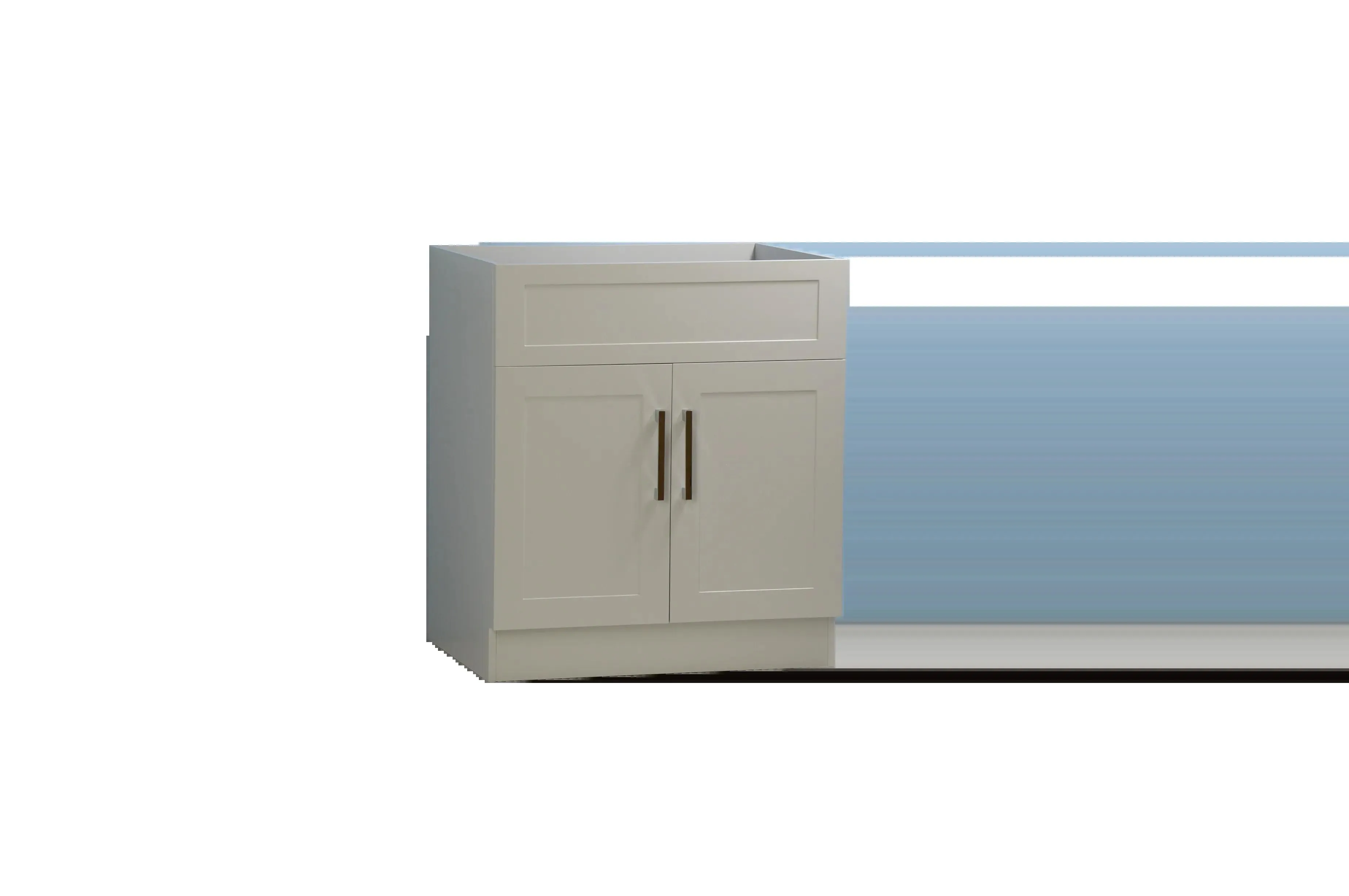 29" Grey Vanity (2 doors)
