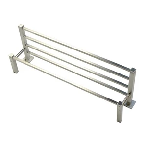 Image 2 of 5-Bar Square Base Towel Shelf sold at Floors & Baths Pro's