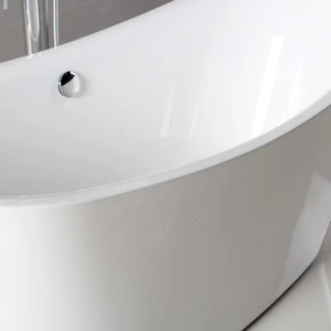 Image 2 of 67" Freestanding Acrylic Bathtub in White sold at Floors & Baths Pro's