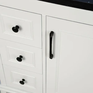 Image 3 of 30" European Style Grey Vanity with Gray Countertop sold at Floors & Baths Pro's