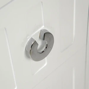 Image 5 of 36" Vessel Sink White Vanity with Man-made Stone Top sold at Floors & Baths Pro's