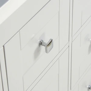 Image 3 of 72" European Style Grey Double-Sink Vanity with Stone Top sold at Floors & Baths Pro's