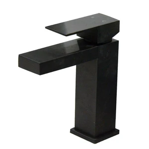  Square Single Hole Faucet (Black) 