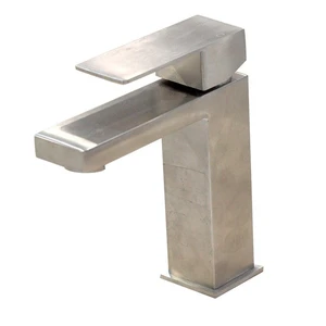 Square Single Hole Faucet (Brush Nickel) | Floors & Baths Pro's