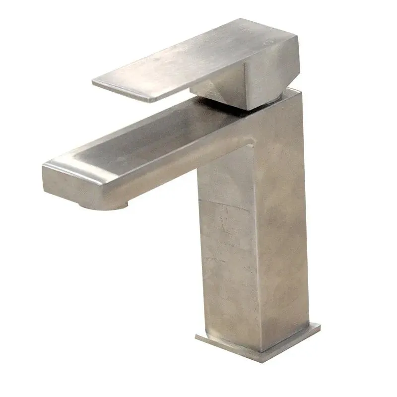 Square Single Hole Faucet (Brush Nickel)