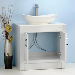 Image 2 of 32" Vessel Sink Vanity with Man-made Stone Top sold at Floors & Baths Pro's