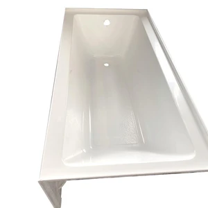 Image 2 of Vedeau Aquaseren 60" x 30" Non-slip Acrylic Bathtub in White sold at Floors & Baths Pro's