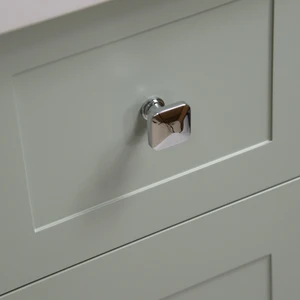 Image 2 of 60" Shaker Style Green Double Sink Vanity with Stone Top (3 drawers) sold at Floors & Baths Pro's