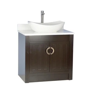 30" Vessel Sink Vanity with Man-made Stone Top (Espresso) | Floors & Baths Pro's