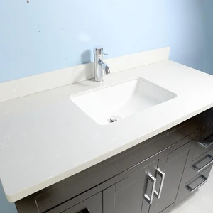 Image 3 of 48" Espresso Shaker Style Vanity with Stone Top sold at Floors & Baths Pro's
