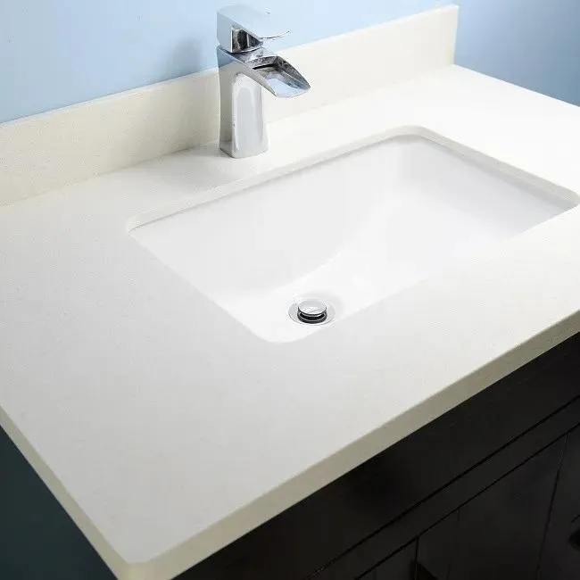32" Shaker Style Espresso Vanity with Stone Top