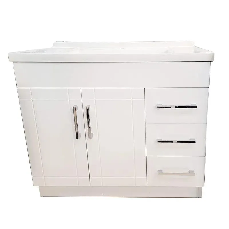 36" Shaker door style White Vanity with Ceramic Top
