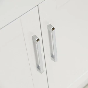 Image 3 of 36" Shaker door style White Vanity with Ceramic Top sold at Floors & Baths Pro's