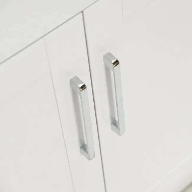 36" Shaker door style White Vanity with Ceramic Top
