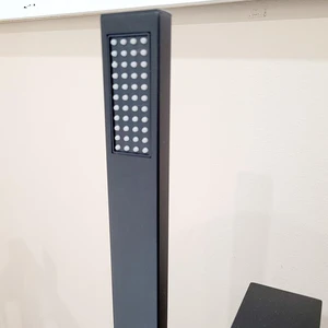 Image 2 of Freestanding Bath Square Shower Faucet with Hand Shower (Black) sold at Floors & Baths Pro's