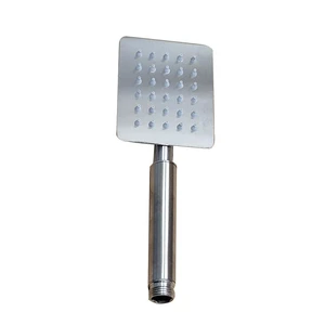 Image 3 of Wall Mounted Square Rain Showerhead 3-Way Shower System in Brush Nickel sold at Floors & Baths Pro's