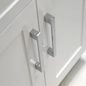 Image 5 of 32" Shaker Style White Vanity with Stone Top (2 drawers) sold at Floors & Baths Pro's