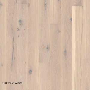  Engineered Oak Pale White Wirebrushed White Oak Click Engineered Hardwood Flooring 