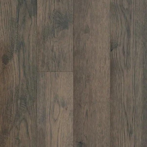  6-1/2" Smoky Shadow Handscraped Hickory Engineered Hardwood Flooring 