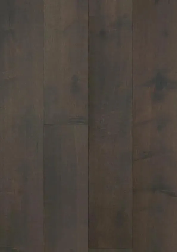 Maple Warn Onyx Wirebrushed Maple Engineered Hardwood Flooring