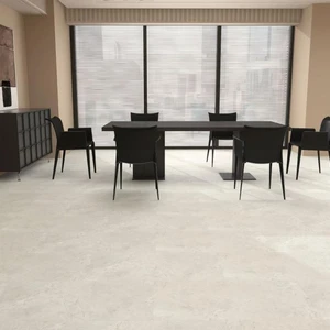 Image 2 of Ivory 5mm Aqua Commercial Luxury Vinyl Tiles sold at Floors & Baths Pro's