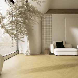Image 5 of Summer Dawn Herringbone Oakel City Engineered Hardwood sold at Floors & Baths Pro's