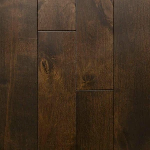  5" Solid Prefinished Dark Mocha Solid Hardwood Flooring 