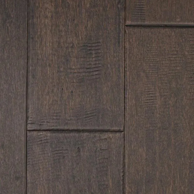 Sanded Grey Maple Handscraped Distressed Hardwood Flooring