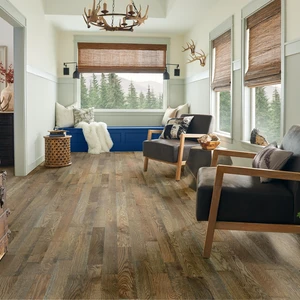 Image 2 of Bruce Brooke Barnwood Living Oak Solid Hardwood Flooring (SKMB49L11X) sold at Floors & Baths Pro's