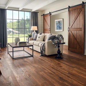 Image 2 of Bruce Lincoln Barnwood Living Oak Solid Hardwood Flooring (SKMB39L21X) sold at Floors & Baths Pro's
