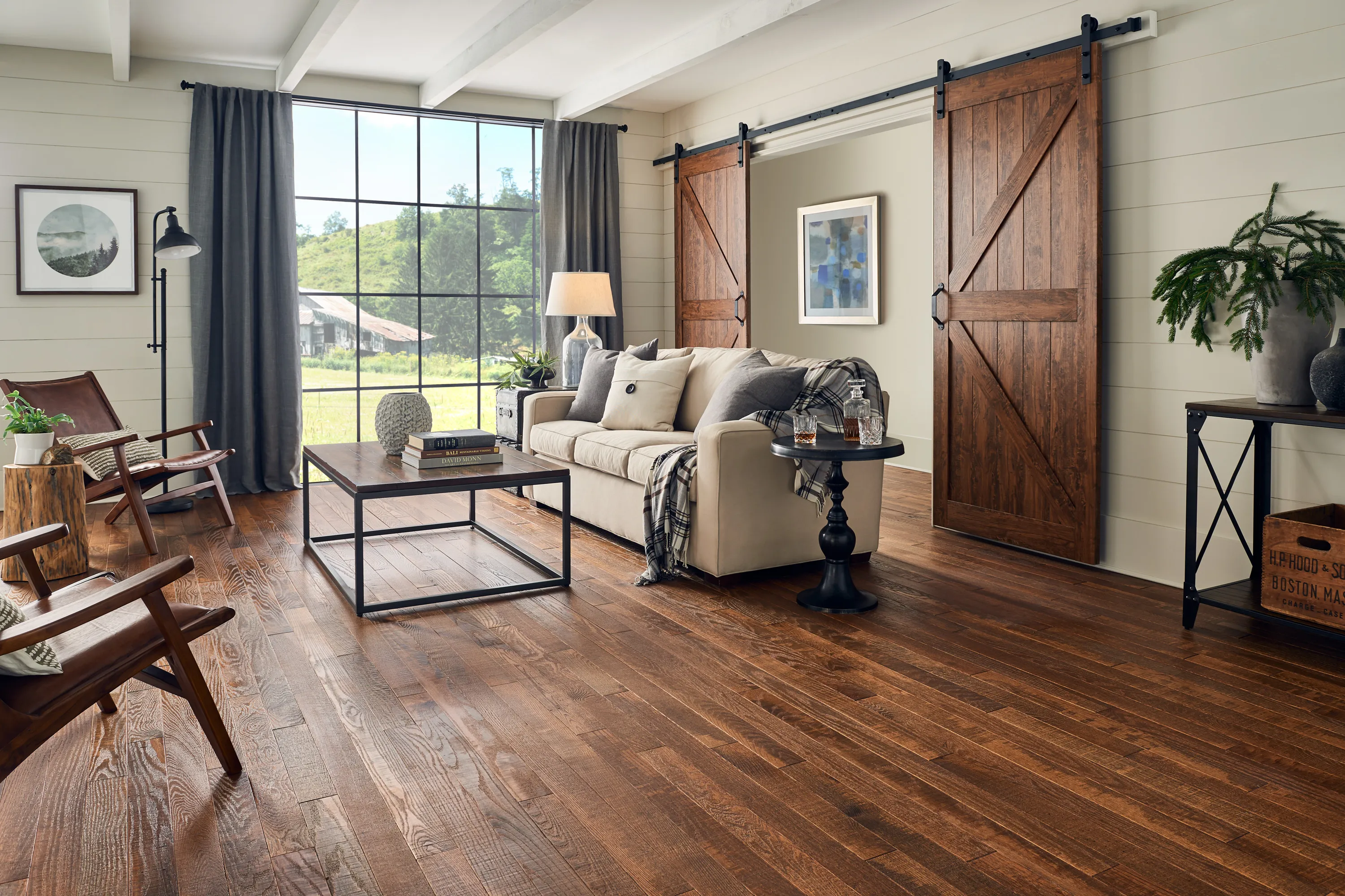 Bruce Lincoln Barnwood Living Oak Solid Hardwood Flooring (SKMB39L21X)