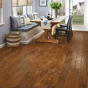 Image 2 of Bruce Gunstock Signature Scrape Oak Solid Hardwood Flooring (SBKSS59L404H) sold at Floors & Baths Pro's