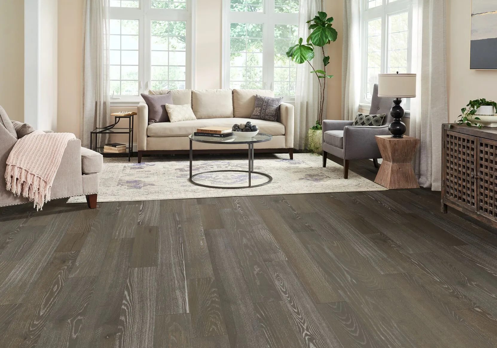 Bruce Timberline Gray 6-1/2" Ash Engineered Hardwood Flooring