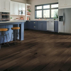  3" Bruce Black Brown 5" Hickory Engineered Hardwood Flooring 