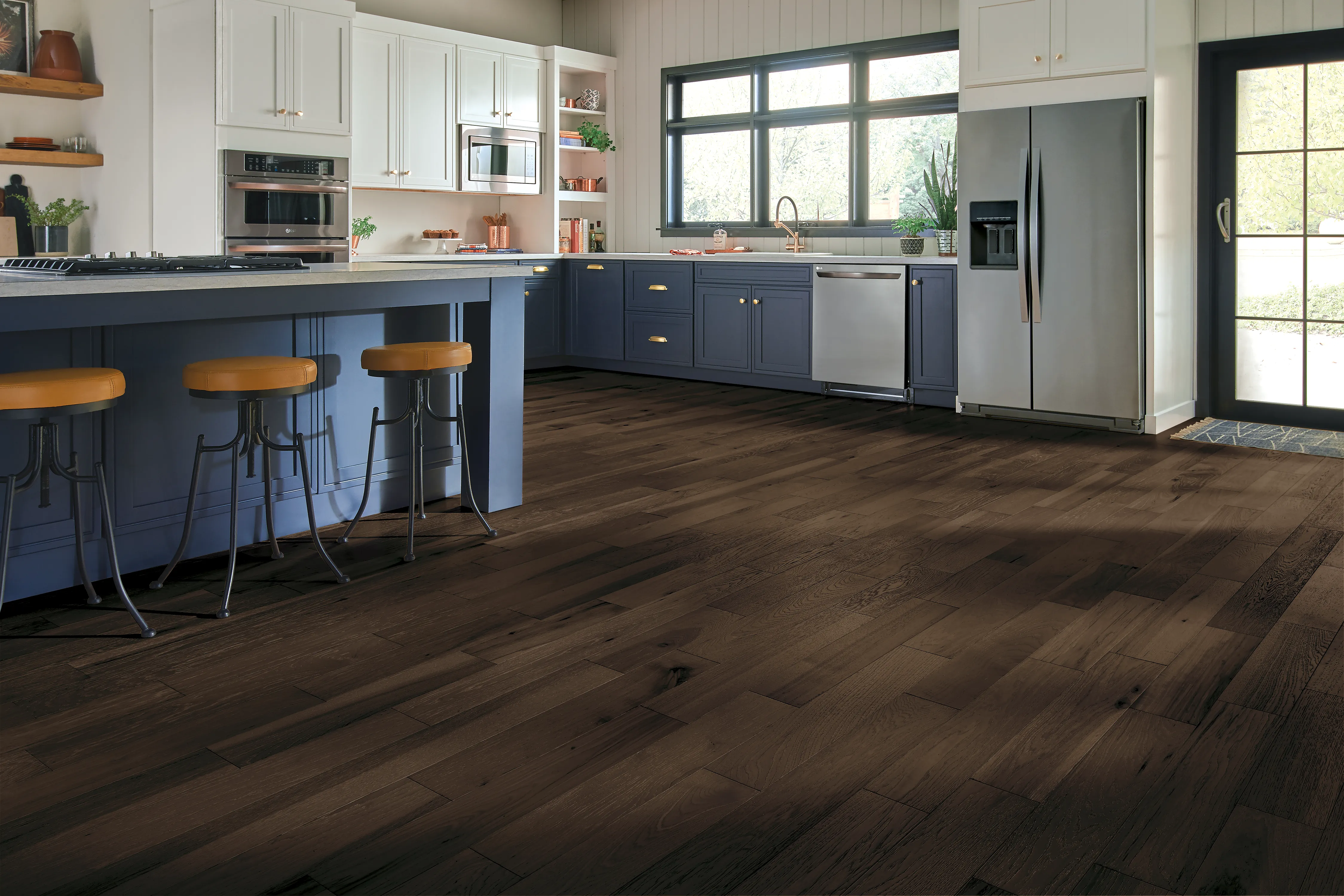 Bruce Black Brown 5" Hickory Engineered Hardwood Flooring