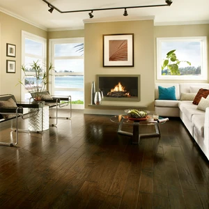  Bruce Brushed Tumbleweed 5" Hickory Engineered Hardwood Flooring 