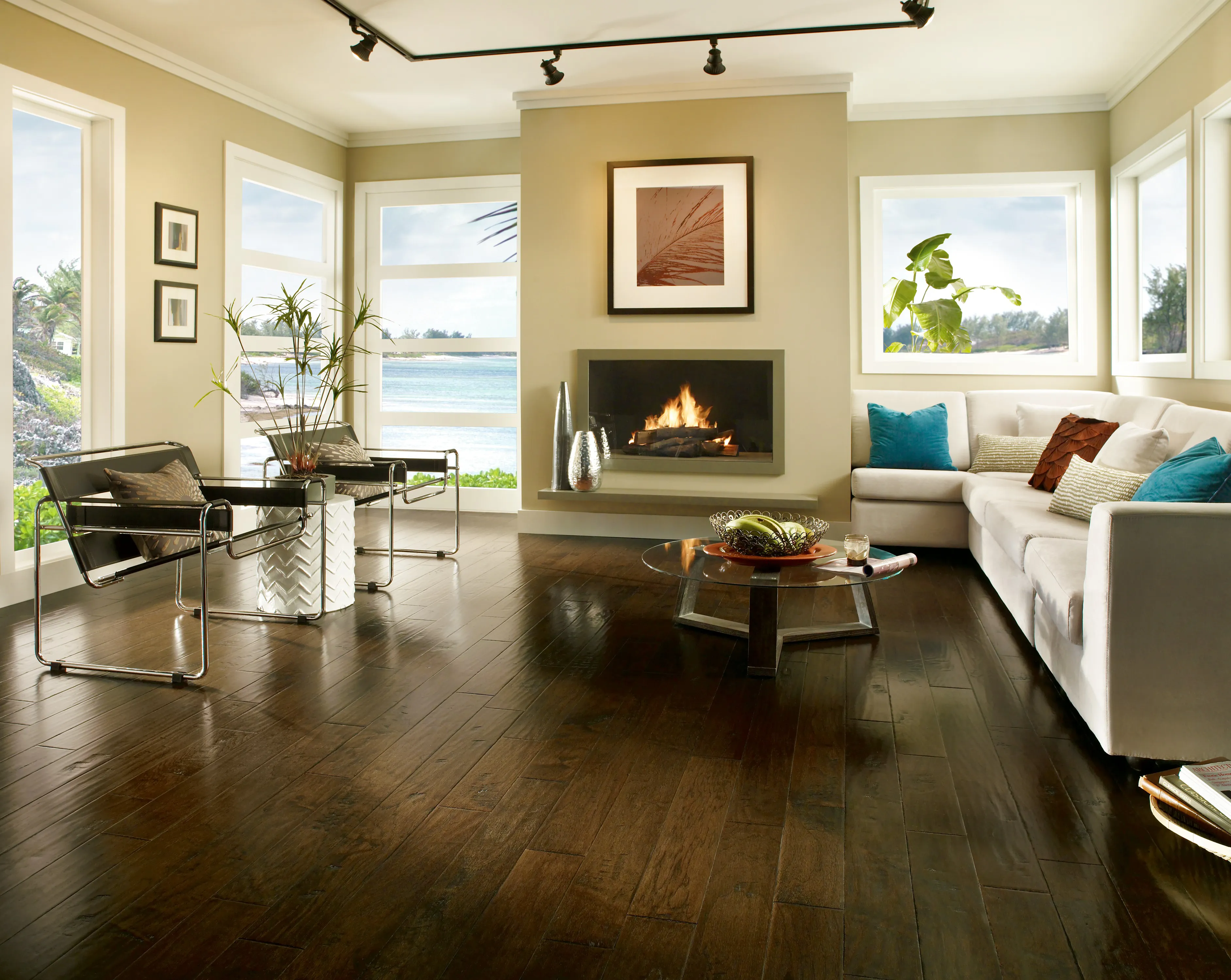 Bruce Brushed Tumbleweed 5" Hickory Engineered Hardwood Flooring