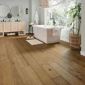  7-7/16" Bruce Calming Tea 7-7/16" Hickory Engineered Hardwood Flooring 