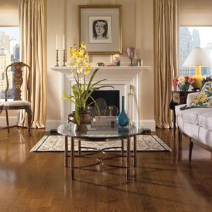 Image 2 of Bruce Falcoln Brown 5" Hickory Engineered Hardwood Flooring sold at Floors & Baths Pro's